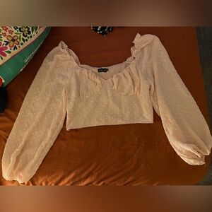 PrettyLittleThing Cropped Blouse